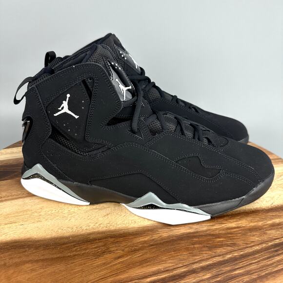 Nike Air Jordan True Flight Black Grey Sneakers Men's Size 13 Shoes 342964-010